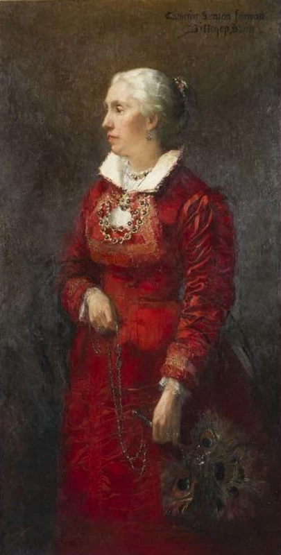 Ritratto di Catherine Seaton Forman Swift, moglie del pittore - Fries Museum, Leeuwarden